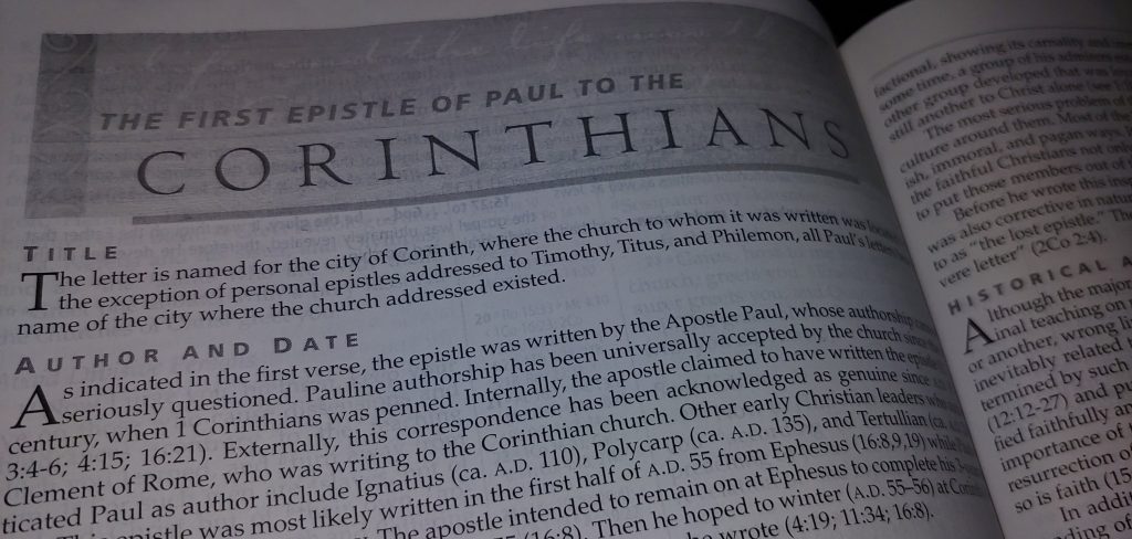 1 Corinthians Studies Complete!