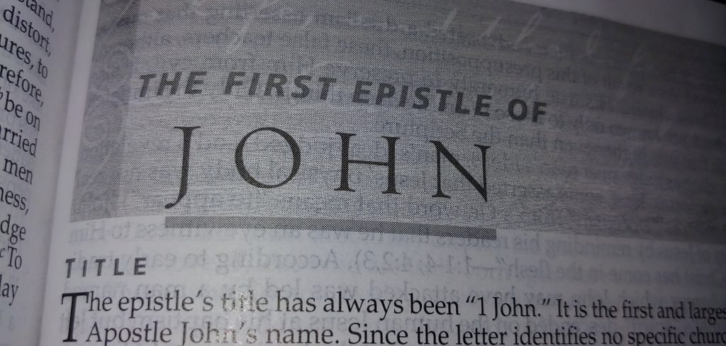 1 John 1:1-10 – 2022 Nov 17