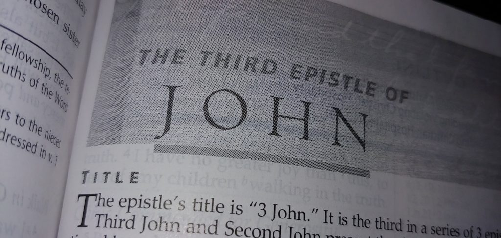 3 John 5-15